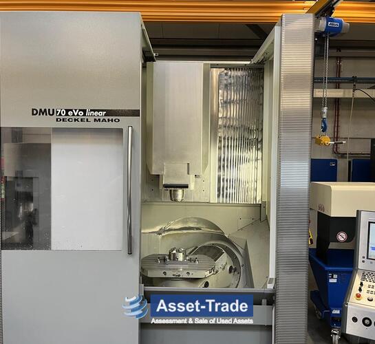 Second Hand DMG DMU 70 EVO linear CNC 5 axis machining centre for Sale | Asset-Trade