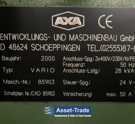 Second Hand AXA Vario Machine Center 4 & 3 Axis for Sale | Asset-Trade