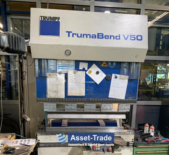Second Hand TRUMPF TrumaBend V50 - CNC press brake for sale cheap | Asset-Trade