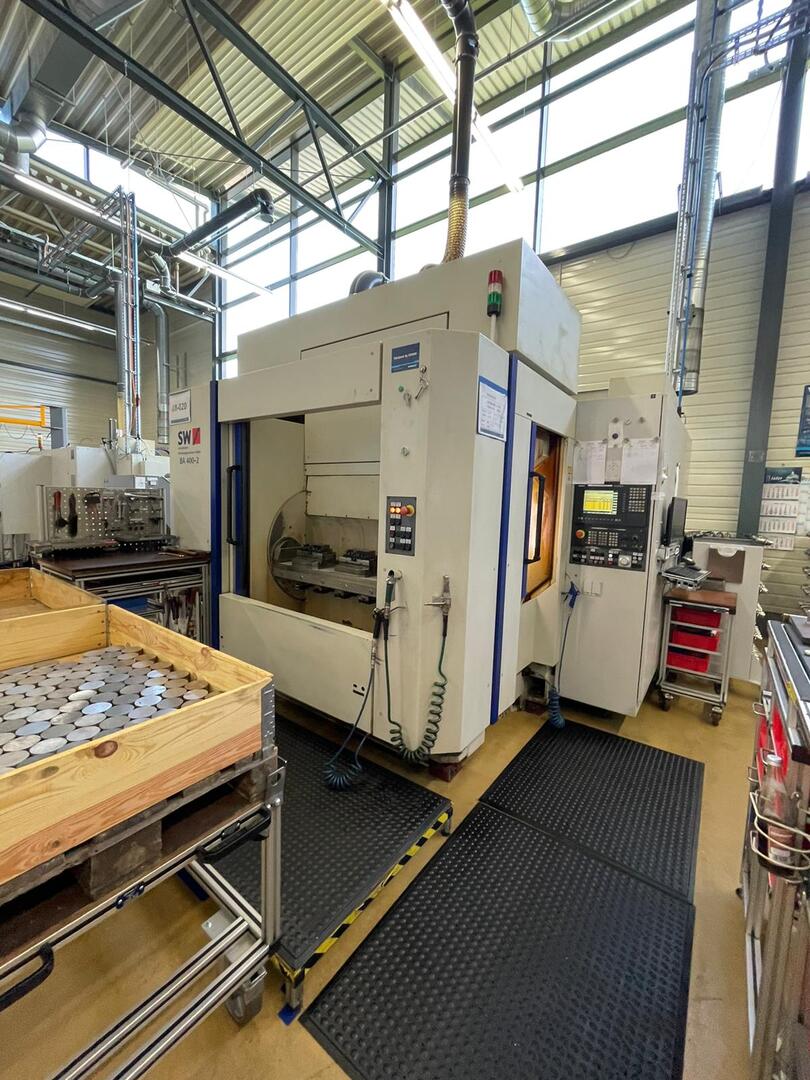 Buy best used SW BA4002 4 Axis Twin Spindle Milling cheap