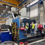 Second Hand YOU JI VTL-2500 ATC + C  - CNC Carousel lathe for Sale cheep