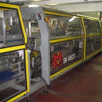 Used SMI SK450T Tray Former Packer 