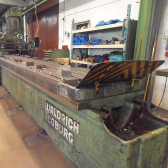 Gebrauchte WALDRICH COBURG 5m Hydraulische Einständer Langhobelmaschine 