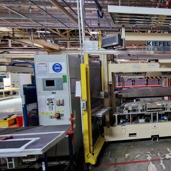 Second Hand  KIEFEL KEK-L-80/225 press laminating line for Sale | Asset-Trade