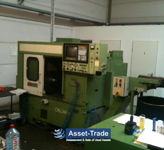 Used OKUMA LB 10 - Front view and machine overview