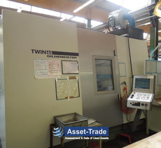 DMG GILDEMEISTER Twin 65 - Machining envelope, main spindle and chuck