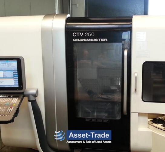 Used DMG GILDEMEISTER CTV 250 - Front view and machine overview