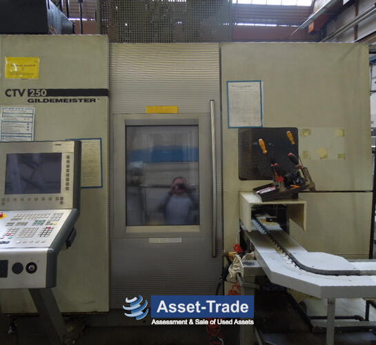 DMG GILDEMEISTER CTV 250 V3 - Dreharbeitsraum, Hauptspindel und Spannfutter