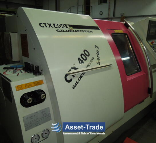 DMG GILDEMEISTER CTX 400 E Serie 2 V3 - Typenschild Baujahr 1999, Maschinendaten und CE-Kennzeichnung