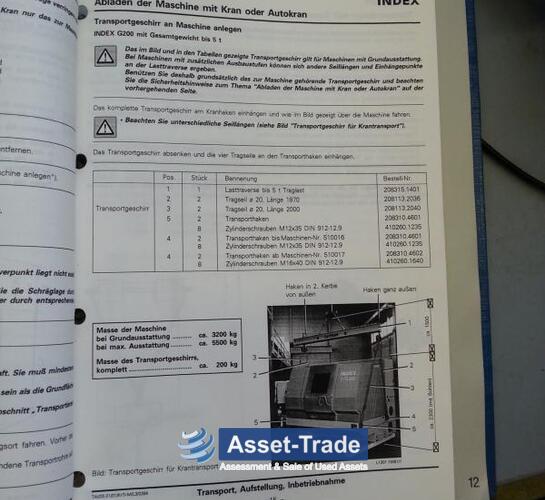 Second Hand INDEX - G 200 C200/4 CNC Lathe | Asset-Trade