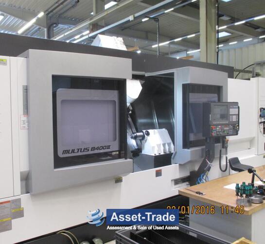 Gebrauchte OKUMA MULTUS B400II - Frontansicht und Maschinenübersicht
