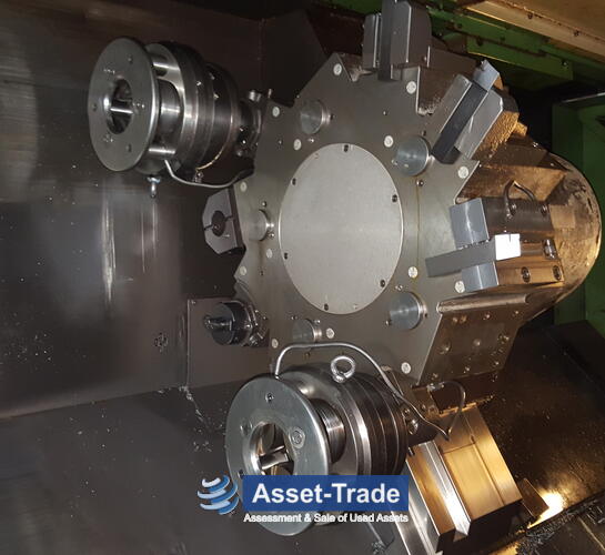 MAZAK Slant Turn 50NxU2000 - Dreharbeitsraum, Hauptspindel und Spannfutter