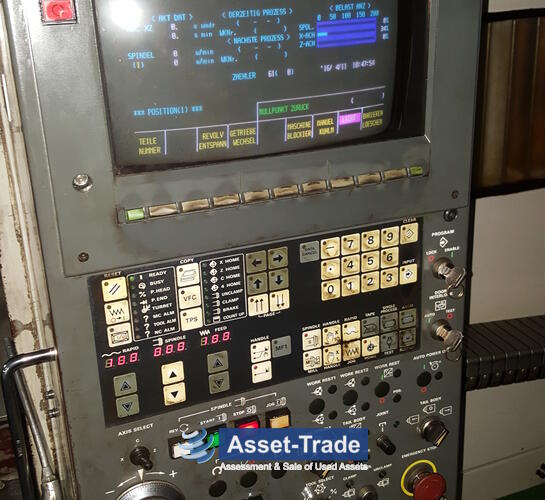 MAZAK Slant Turn 50NxU2000 - Typenschild Baujahr 1990, Maschinendaten und CE-Kennzeichnung