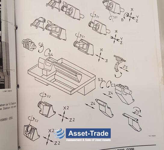 Z drugiej ręki INDEX Centrum tokarsko-frezarskie CNC G300L kup tanio 16 | Asset-Trade