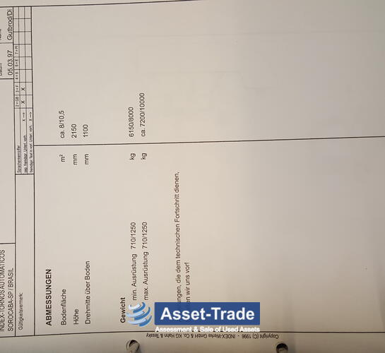 Z drugiej ręki INDEX Centrum tokarsko-frezarskie CNC G300L kup tanio 21 | Asset-Trade