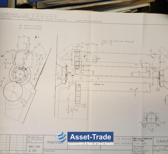 Z drugiej ręki INDEX Centrum tokarsko-frezarskie CNC G300L kup tanio 22 | Asset-Trade