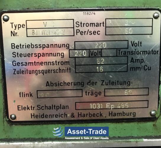 Torno VDF- HEIDENREICH & HARBECK V 3 usados ​​| Asset-Trade