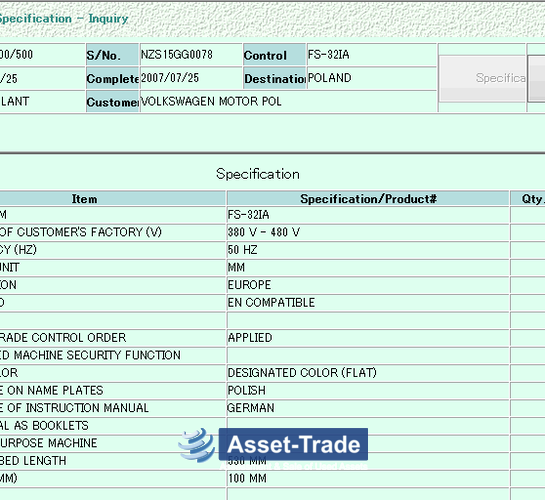 De MORI SEIKI - NZ-S1500 / 500 Torno de eje | Asset-Trade