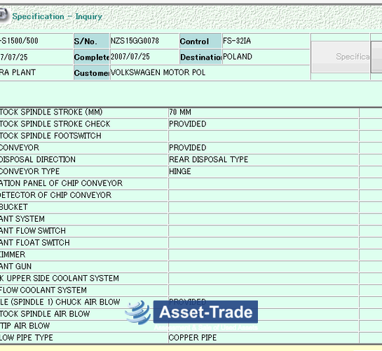 Second Hand MORI SEIKI - NZ-S1500/500 Shaft Lathe for sale | Asset-Trade