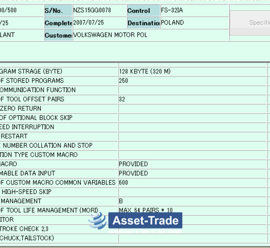 De MORI SEIKI - NZ-S1500 / 500 Torno de eje | Asset-Trade