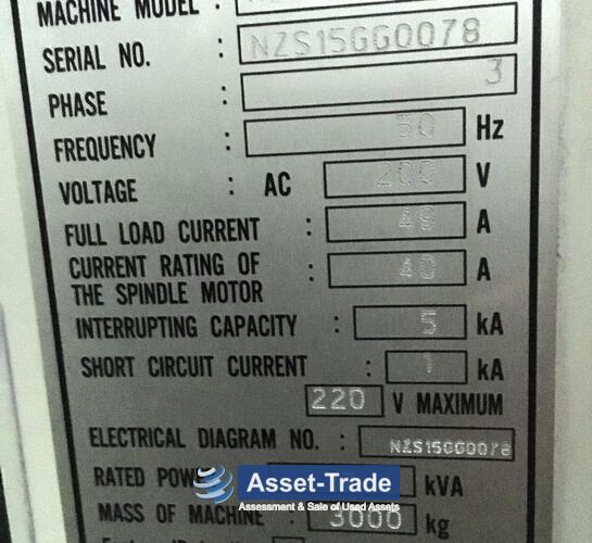 Подержанные MORI SEIKI - NZ-S1500 / 500 Шахтный токарный станок для продажи | Asset-Trade