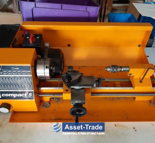 Second Hand EMCO compact 5 Mini-Lathe for sale cheap | Asset-Trade