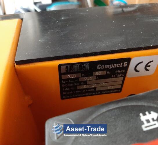 Second Hand EMCO compact 5 Mini-Lathe for sale cheap | Asset-Trade
