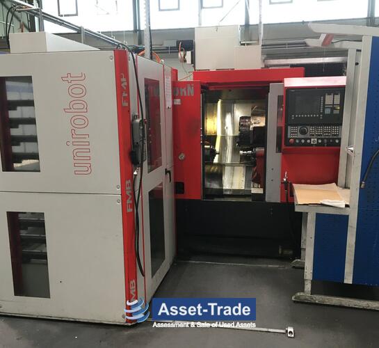 Preiswerte EMCOTURN E65 CNC Drehmaschine mit FMB Roboter kaufen | Asset-Trade