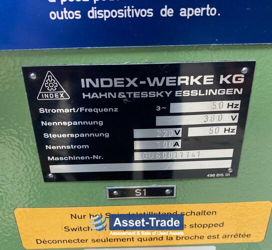 Preiswerte INDEX GU 600 CNC Drehmaschine kaufen | Asset-Trade