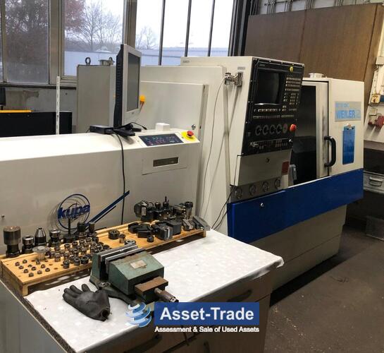 Preiswerte WEILER DZ32 CNC Drehmaschine mit KUPA Stangenlader LM 1000 kaufen | Asset-Trade