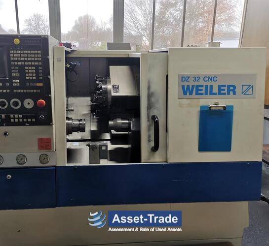 Acheter tour CNC WEILER DZ32 pas cher avec embarreur KUPA LM 1000 | Asset-Trade