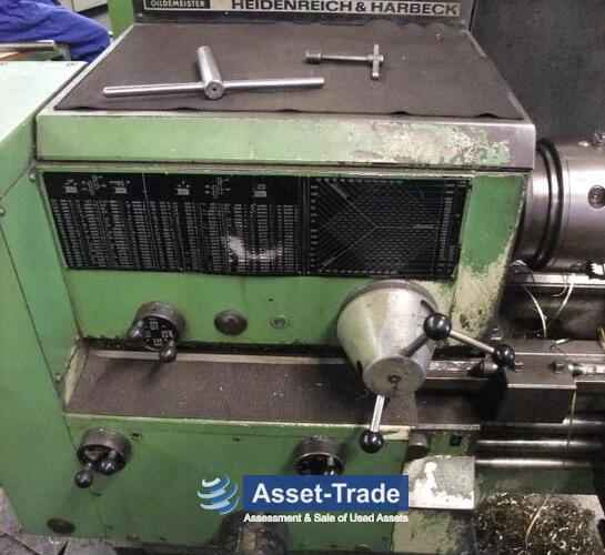 VDF BOEHRINGER V3 - Machining envelope, main spindle and chuck