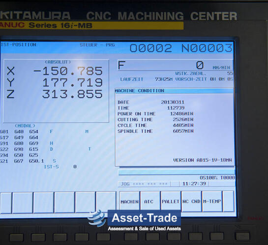 Occasion KITAMURA MyCenter-2Xif SP - centre d'usinage vertical | Asset-Trade