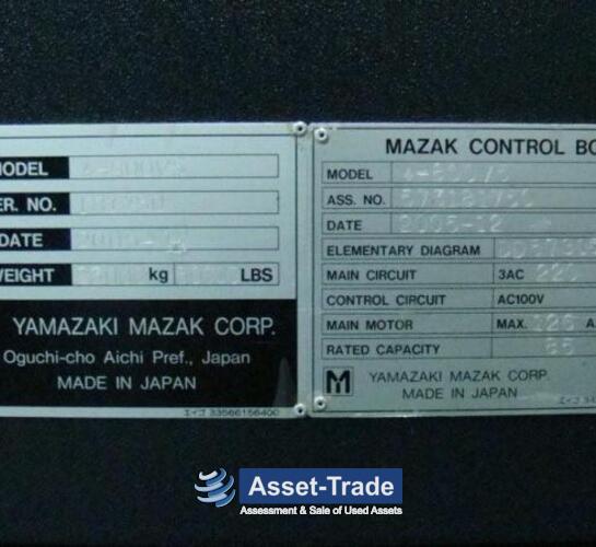 MAZAK INTEGREX  e-800V/5 - Working envelope, spindle and machine table