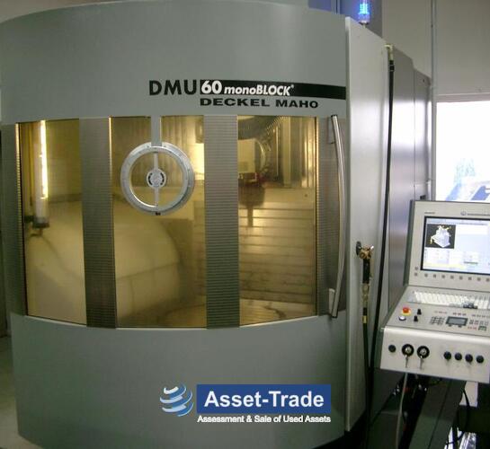 Gebrauchte DMG DECKEL DMU 60 monoBLOCK - Frontansicht und Maschinenübersicht
