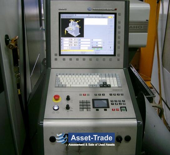DMG DECKEL DMU 60 monoBLOCK - Arbeitsraum, Spindel (12000 U/min) und Maschinentisch