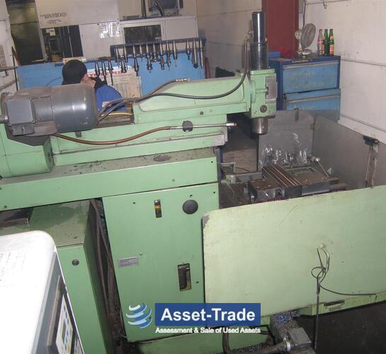 DMG DECKEL FP 4 - Working envelope, spindle and machine table