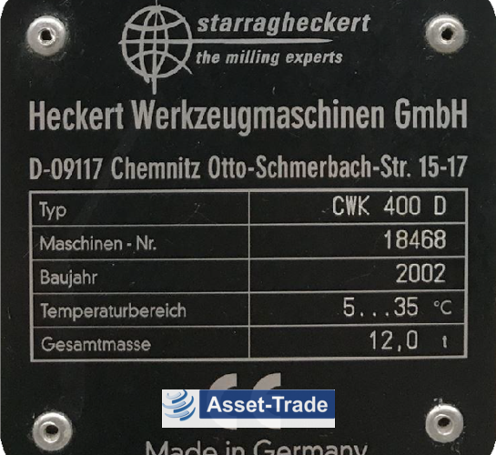 STARRAG HECKERT CWK 400 D - Peripherals, chip conveyor and accessories (View 7)