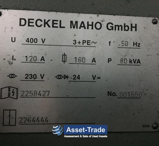 DMG DECKEL DMC 60H - Peripherals, chip conveyor and accessories (View 9)