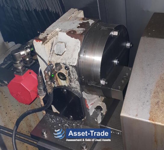 STAMA MC 530 S - Working envelope, spindle (12000 RPM) and machine table