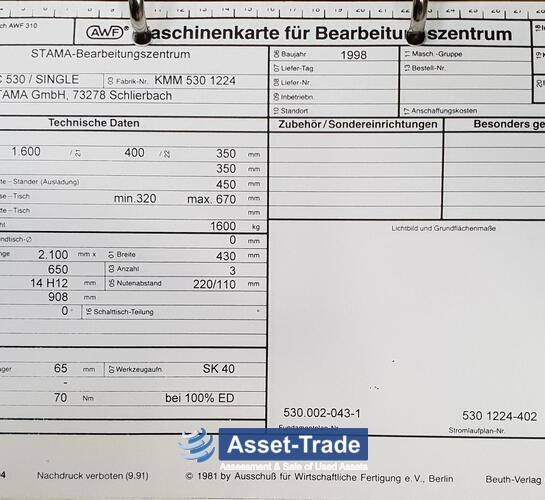 STAMA MC 530 S - Peripherals, chip conveyor and accessories (View 20)