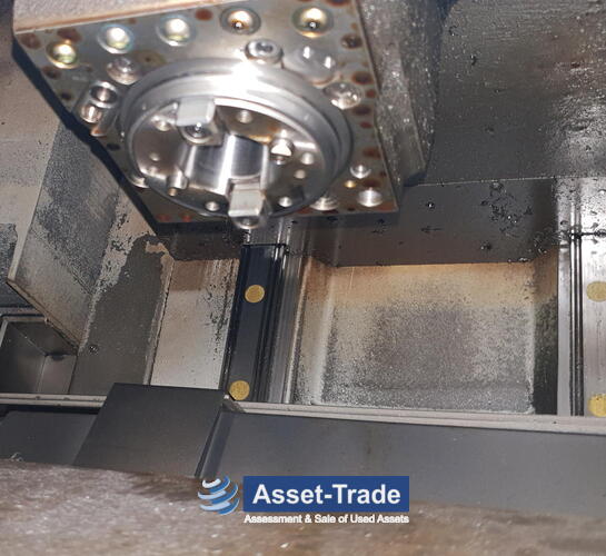 STAMA MC 530 S - Linear guideways, axis drives and travel envelope (X: 1600 mm / Y: 400 mm / Z: 350 mm)