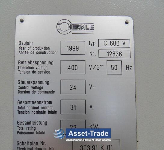 HERMLE C 600 V - Peripherals, chip conveyor and accessories (View 9)