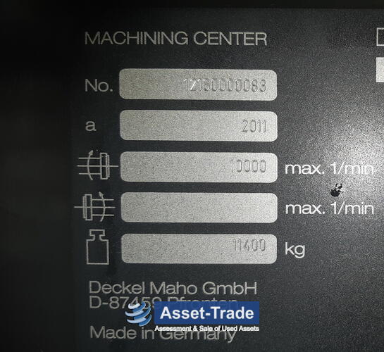 DMG DECKEL DMU 85 monoBLOCK - Peripherie, Zubehör und Späneförderer (Ansicht 7)