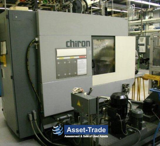 CHIRON DZ 12 W magnum high-speed - Typenschild Baujahr 1996, Maschinendaten und CE-Kennzeichnung