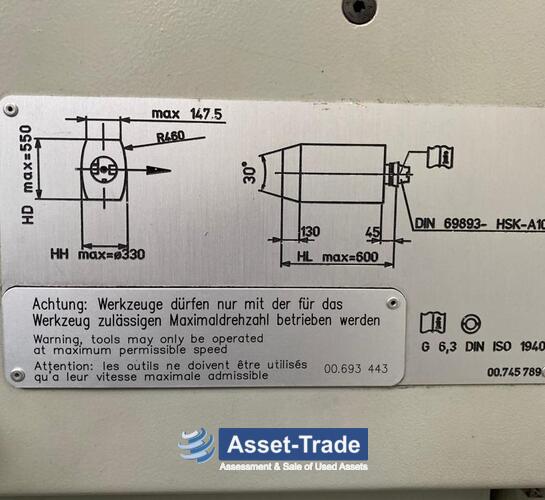 Peu coûteux Heller MC 600 4 axes avec 6 palettes d'occasion | Actif