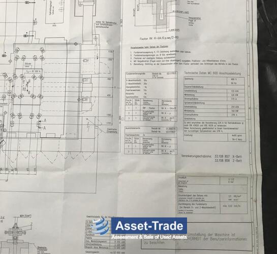 Second Hand HELLER MC 600 4-axis milling centre for sale cheap | Asset-Tra