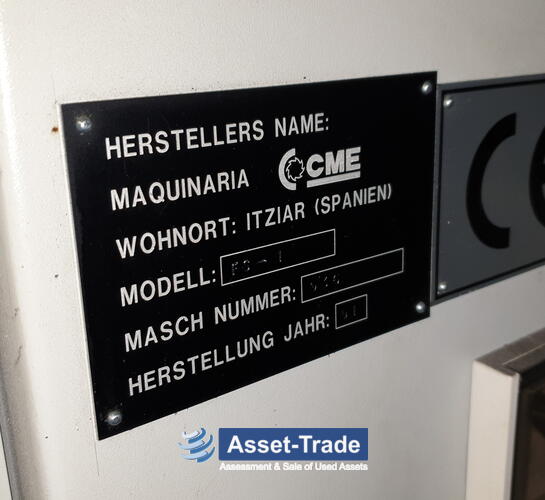 Preiswerten CME FS-1 CNC-Bettfräsmaschine aus zweiter Hand kaufen |Asset-