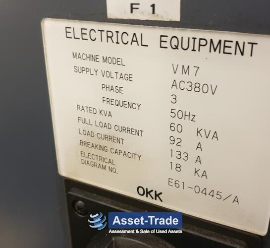 Second Hand OKK VM 7 VMC with 4th Axis for sale cheap | Asset-Trade