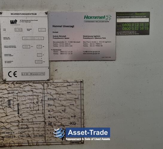 Second Hand WT HZL-500/40 4-axis horizontal machining center for Sale